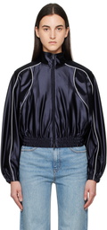 alexanderwang.t Navy Deconstructed Track Jacket