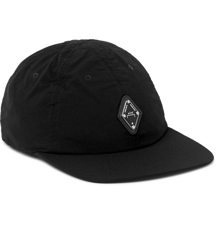 Photo: A-COLD-WALL* - Logo-Appliquéd Perforated Shell Baseball Cap - Black