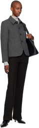 UMBER POSTPAST Gray Wool Four-Button Jacket