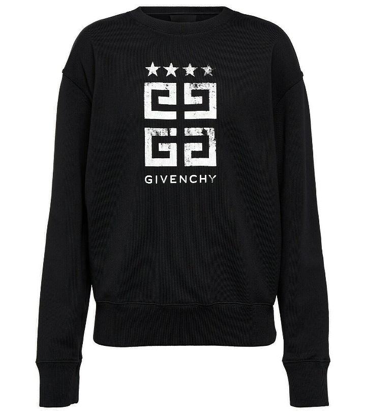 Photo: Givenchy 4G Stars cotton jersey sweatshirt