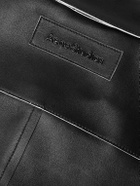 Acne Studios - Laraw Oversized Leather Shirt Jacket - Black