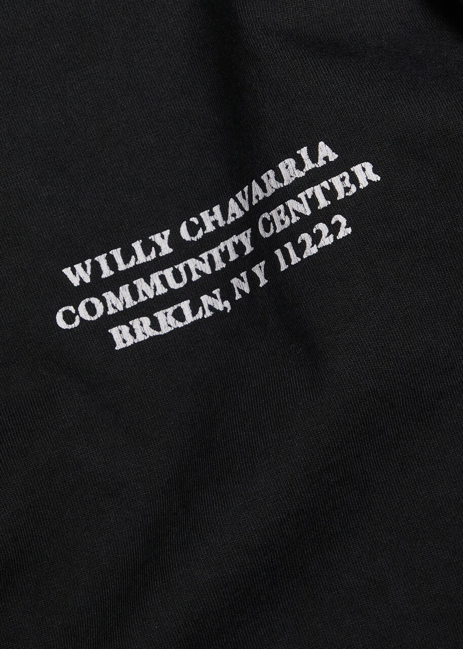 Willy Chavarria Printed Cotton T-shirt Black Willy Chavarria