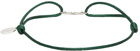Valentino Garavani Green Cord VLogo Bracelet