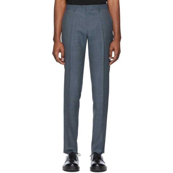 Photo: Boss Blue Genius Slim-Fit Trousers