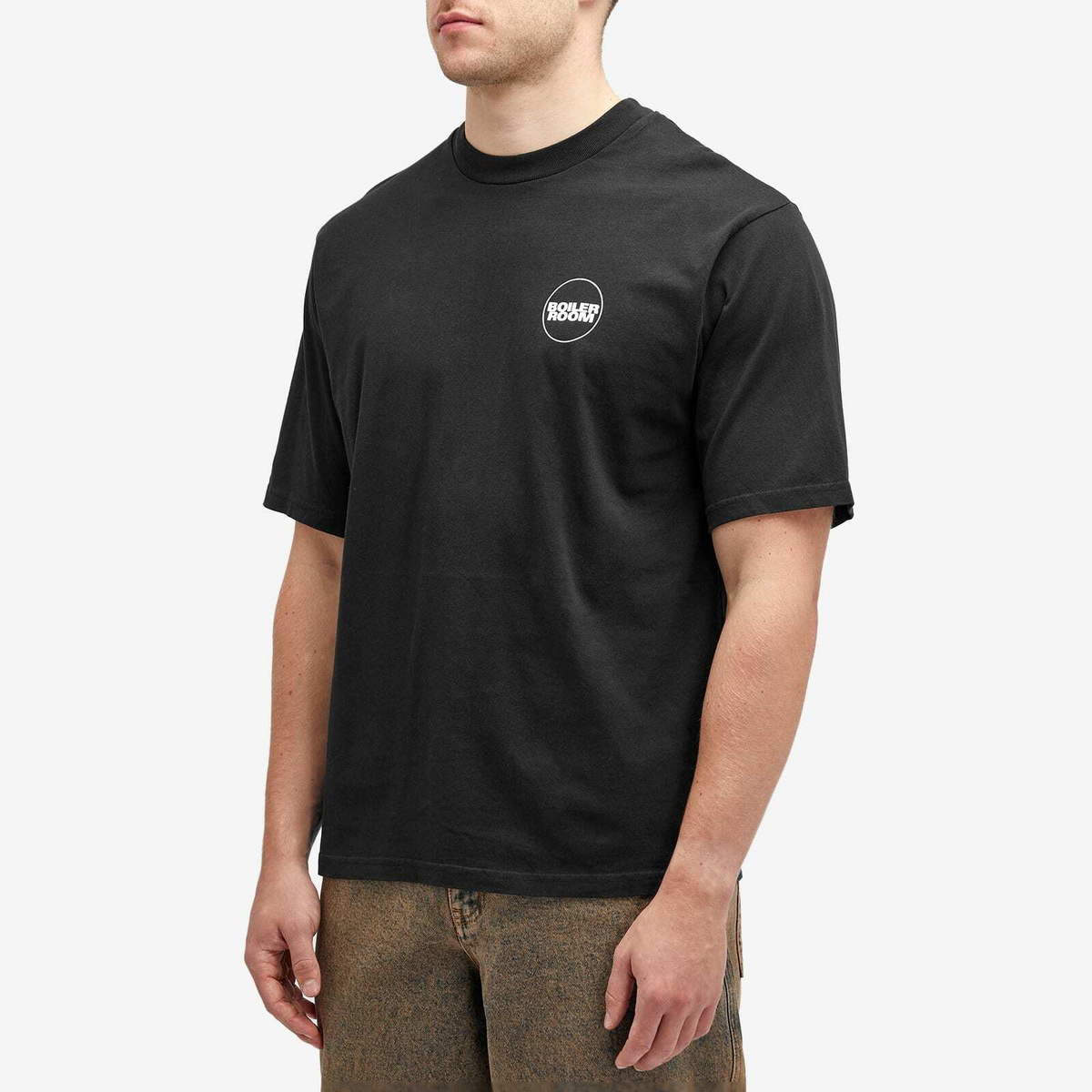 Boiler Room Men's Logo T-Shirt in Black