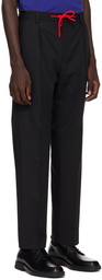 Hugo Black Drawstring Trousers