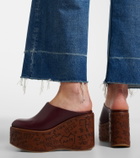 Chloé Maxime leather wedges