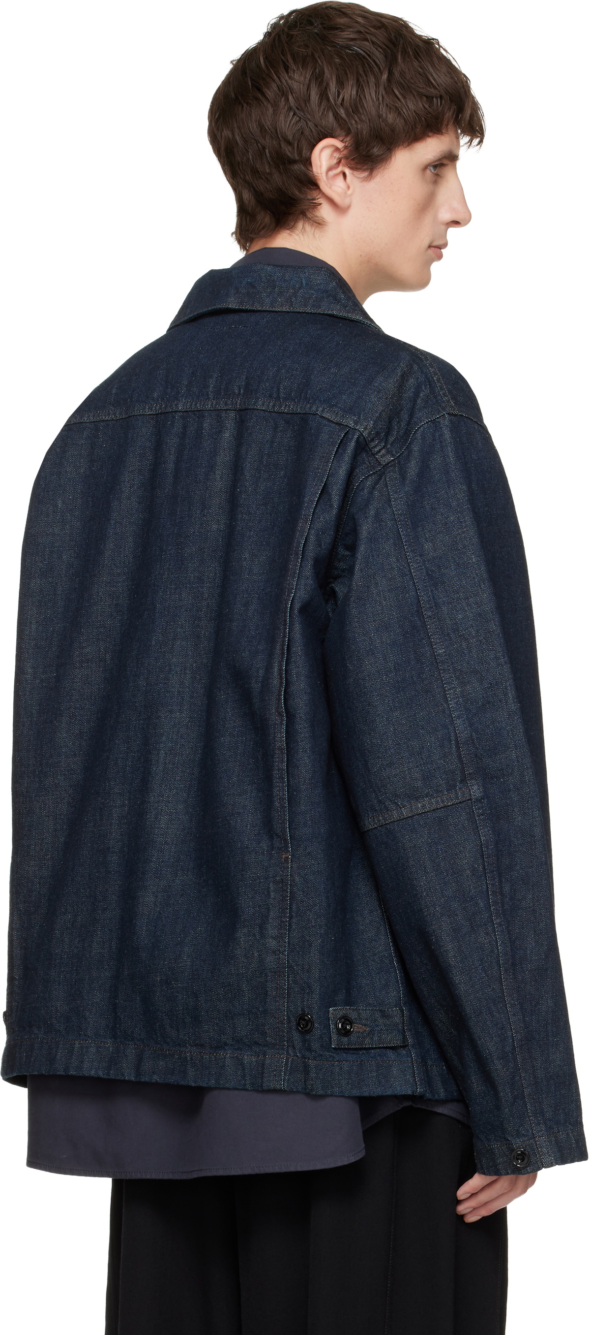 LEMAIRE Blue Boxy Denim Jacket