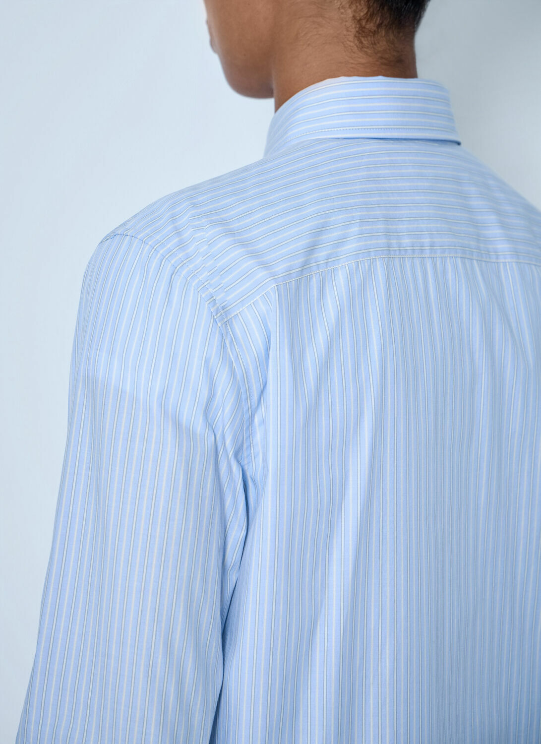 Saint Laurent Striped Cotton Poplin Shirt