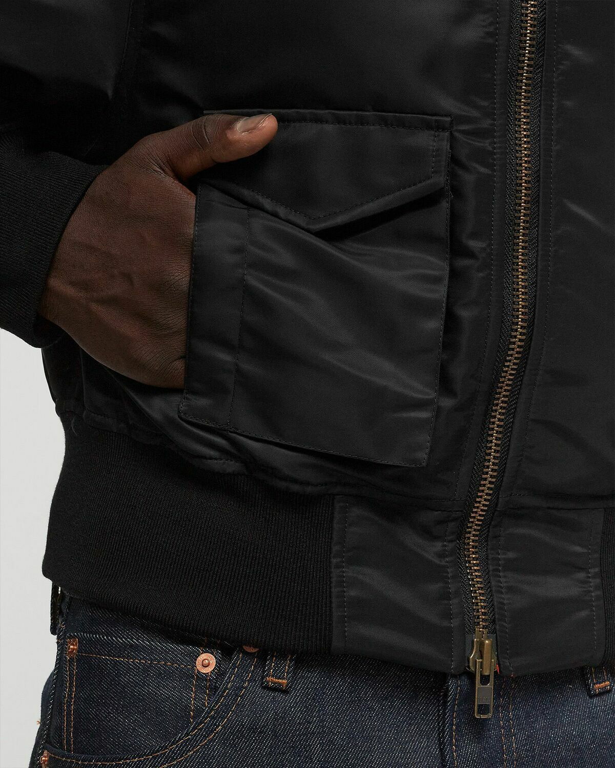 Martine Rose Shrunken Bomber Black Bomber Jackets Martine Rose Martine Rose Shrunken Bomber Black Bomber Jackets Martine Rose