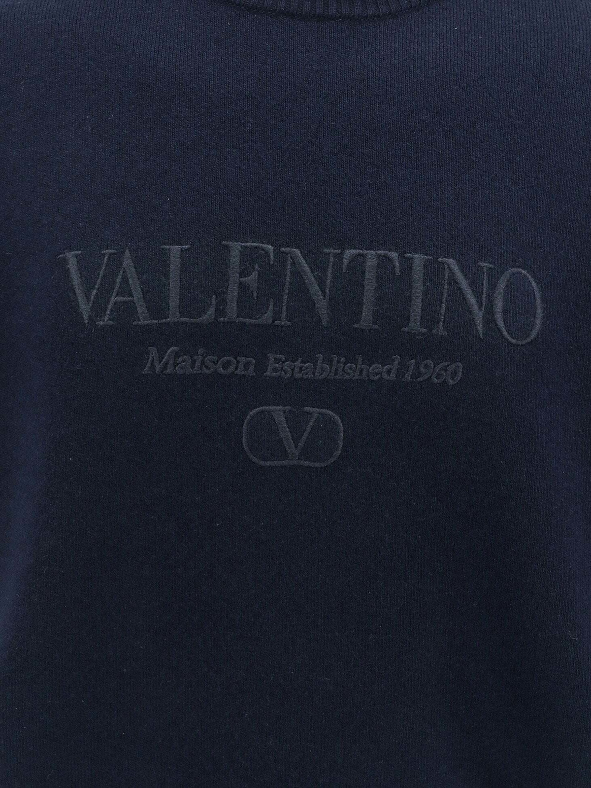 Valentino Sweater Blue Mens Knitwear Valentino