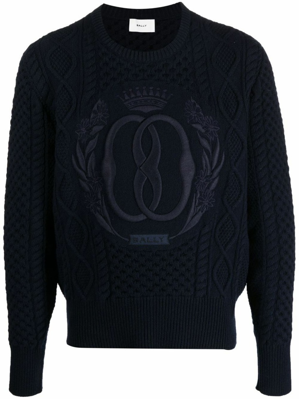 Photo: BALLY - Embroidered Logo Sweater