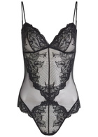Wacoal Vivid Attraction Tulle Bodysuit Black