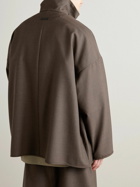 Fear of God - Oversized Wool-Canvas Jacket - Brown