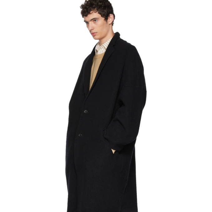 Sulvam overcoat Sサイズ 18AW Sulvam Black Hitoe Coat Sulvam
