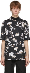 Boramy Viguier Black Flower Printed T-Shirt