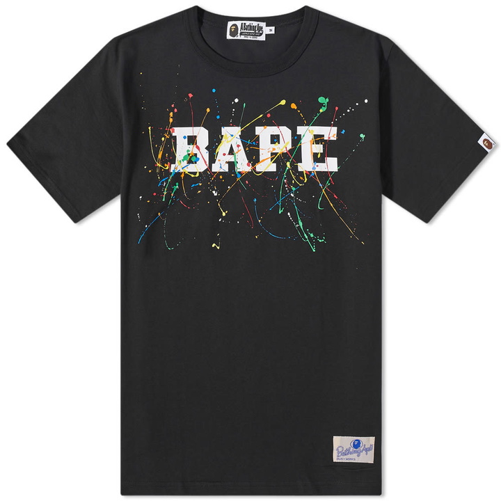 Photo: A Bathing Ape PAINT SPLATTER TEE M