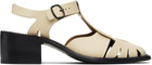 HEREU Off-White Pesca Heeled Sandals