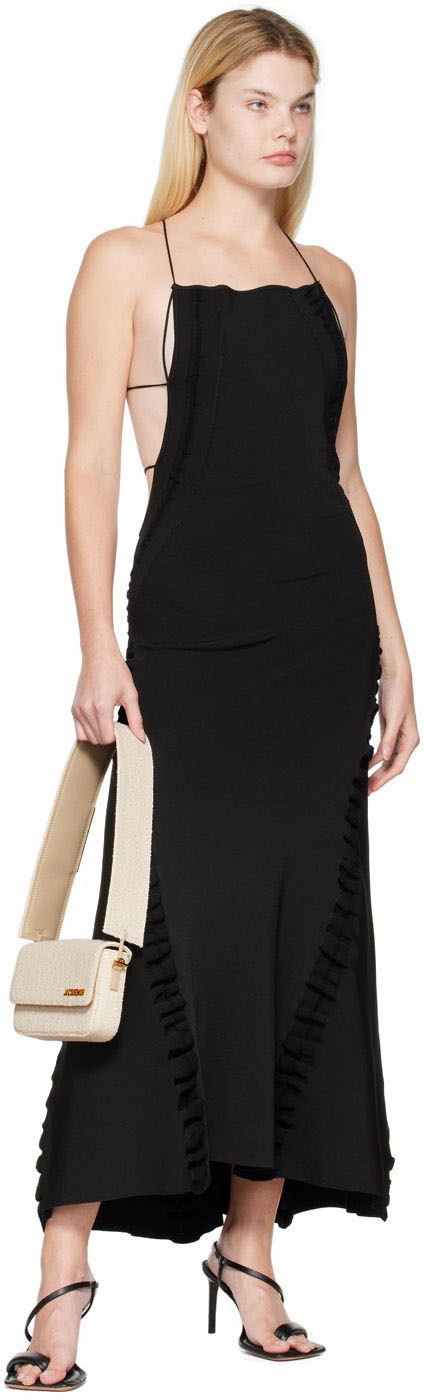 Jacquemus La Robe Fino maxi dress - Black