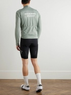 Pas Normal Studios - Essential Thermal Logo-Print Recycled Cycling Jersey - Green