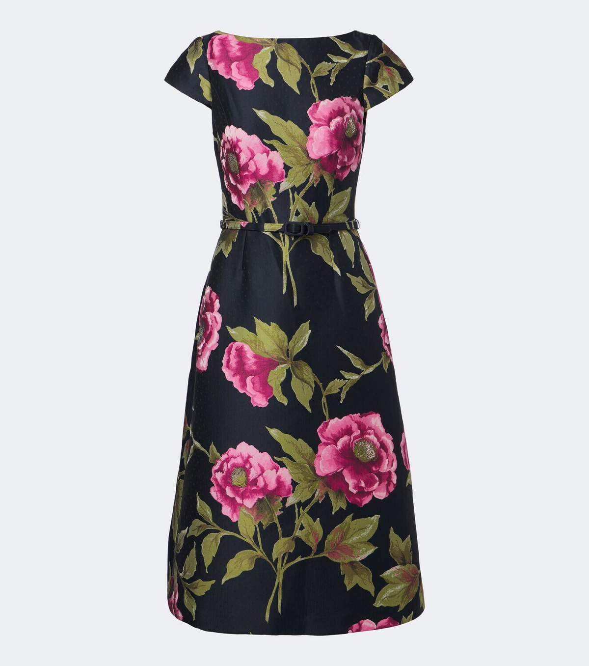 Carolina Herrera Floral jacquard midi dress