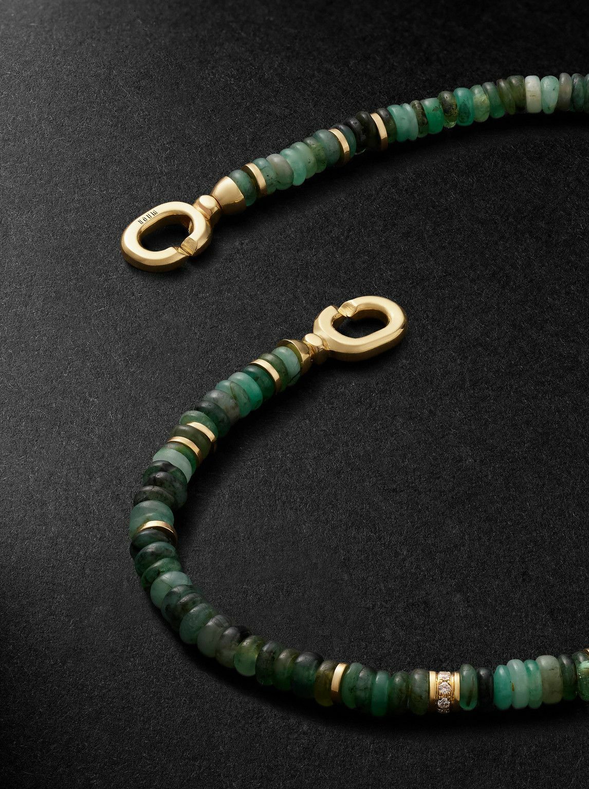 M.Cohen - Shine 18-Karat Gold, Emerald and Diamond Bracelet - Green