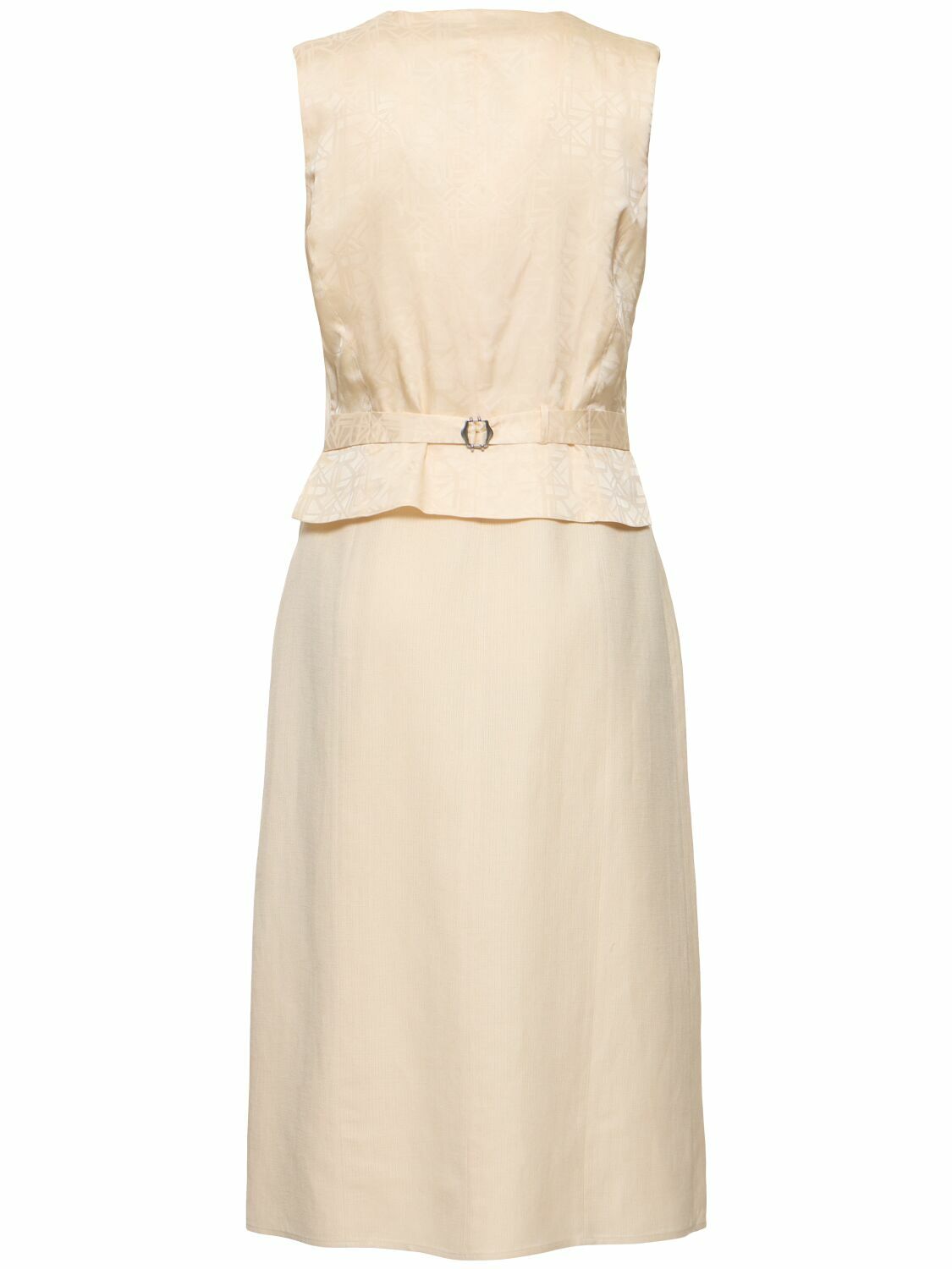 RALPH LAUREN COLLECTION Sleeveless Linen & Silk Dress Ralph
