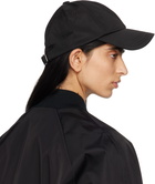 AMI Paris Black Twill Ami de Coeur Stud Cap