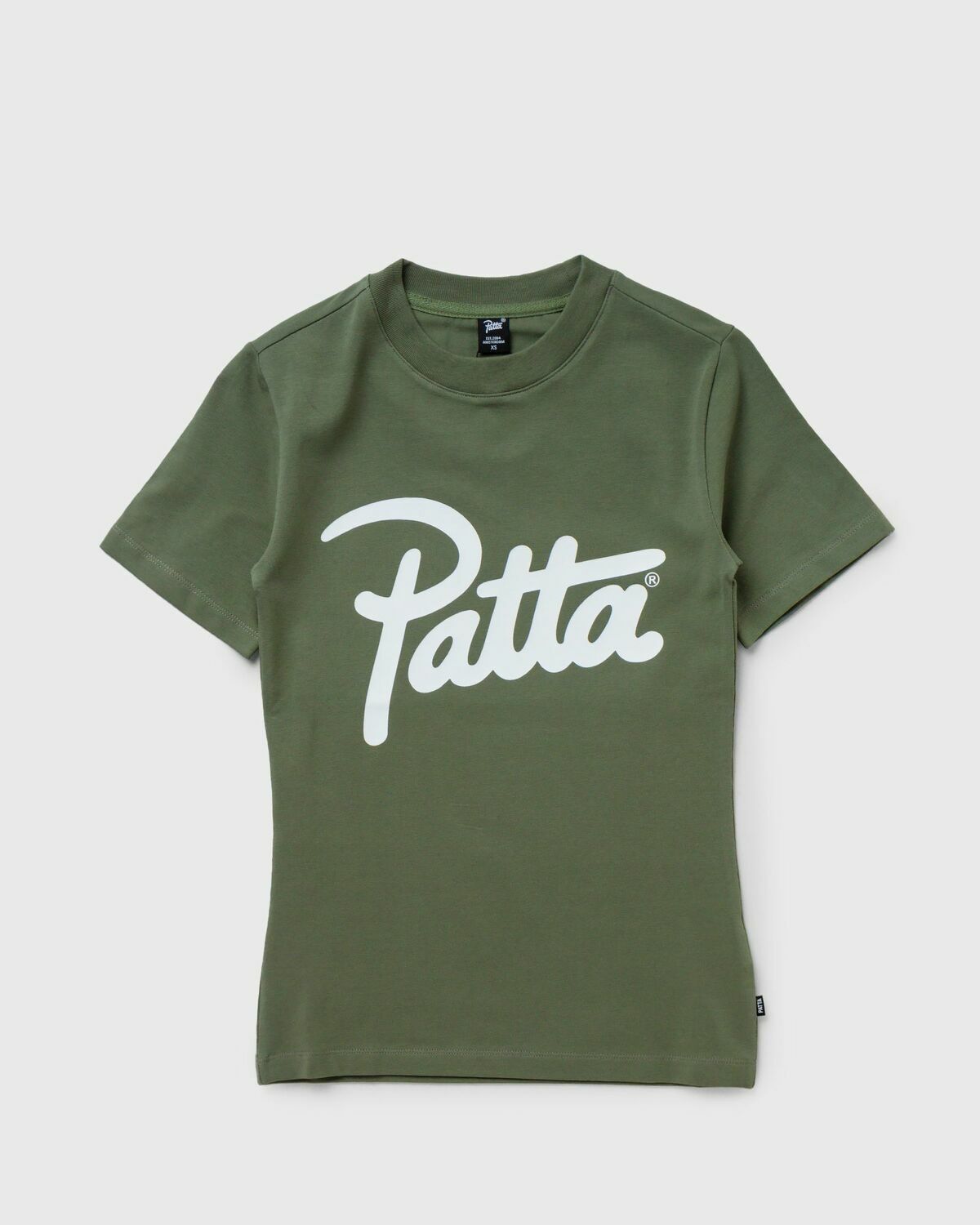 Patta  Basic Fitted T Shirt Green Shortsleeves