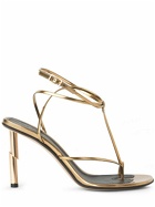 LANVIN - 95mm Sequence Metallic Leather Sandals