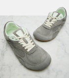 Bottega Veneta Orbit Flash suede sneakers