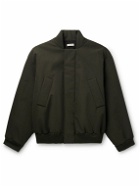 Fear of God - Virgin Wool and Cotton-Blend Twill Bomber Jacket - Green