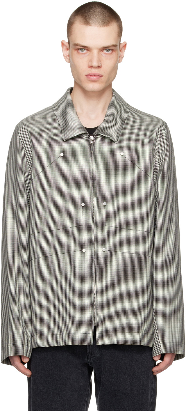 ジャケット・アウター Omar Afridi 22ss PLAID A2 JACKET 44 Omar Afridi PLAID A2 JACKET 44サイズ