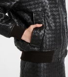 Bottega Veneta Intrecciato leather jacket