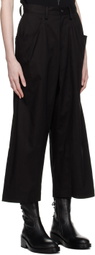 Yohji Yamamoto Black Flared Trousers