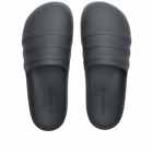 Adidas Men's Adifom Adilette in Carbon/Core Black