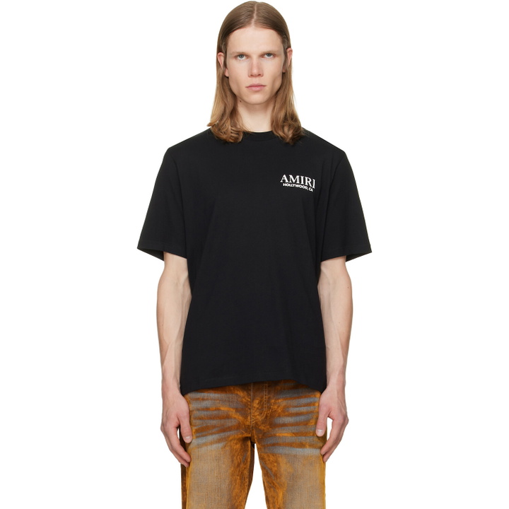 Photo: AMIRI Black Bones Stacked T-shirt