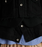 Sacai Layered denim jacket