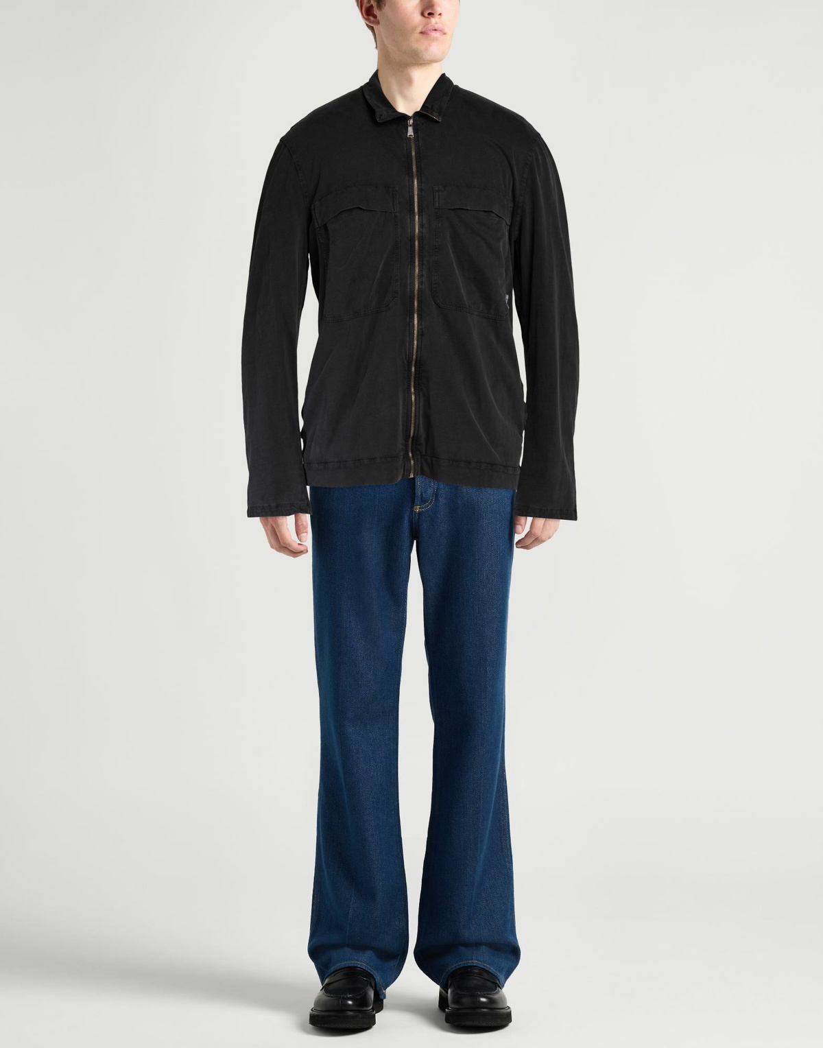 Crossley Mens Sweatshirt in Black