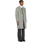 Brioni Grey Classic Car Coat