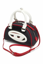 Diesel 1DR Dome-Colour-block mini bowling bag - Crossbody Bags Womens in Multicolor