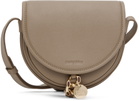 See by Chloé Taupe Small Mara Saddle Bag