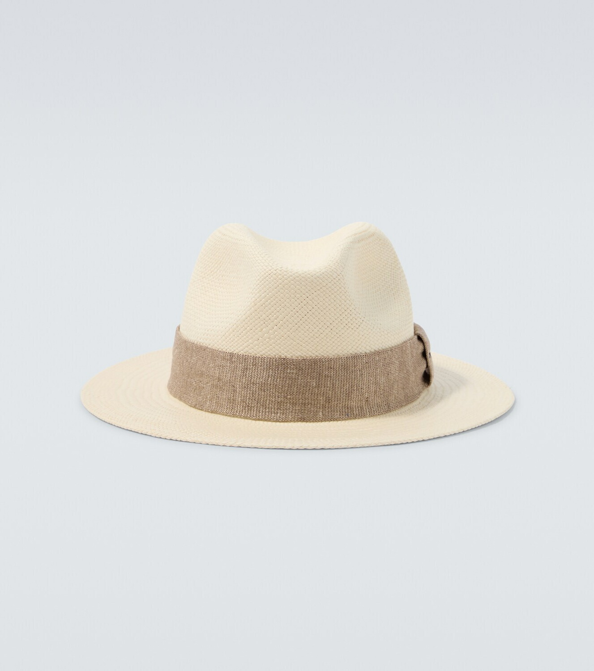 Kiton Straw fedora