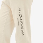 Sporty & Rich Women's NY Health Club Sweat Pants in Cream
