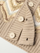 Missoni - Striped Jacquard-Knit Cardigan - Neutrals