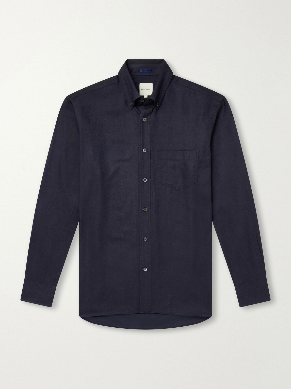 Paul Smith - Cotton and Lyocell-Blend Flannel Overshirt - Blue