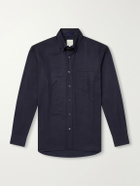 Paul Smith - Cotton and Lyocell-Blend Flannel Overshirt - Blue