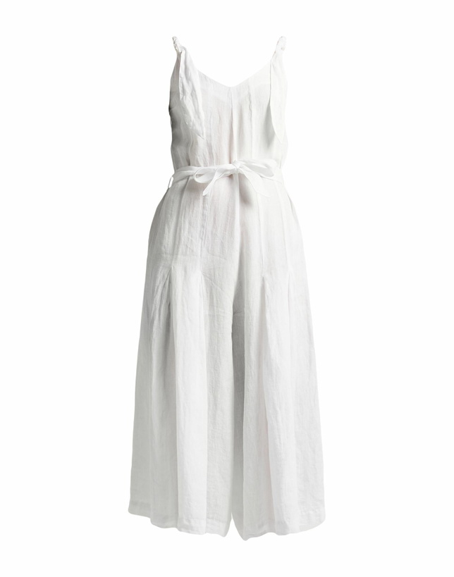 Photo: 120% Lino Womens Jumpsuit in White