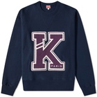 Kenzo Paris Men's College Exagerated Sweat in Midnight Blue