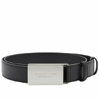 Off-White Men's Quote Plate Belt 35Mm in Black